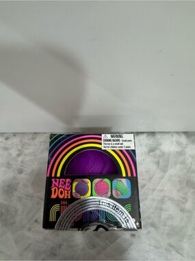 Nee Doh Mini Ripples Purple Sensory Stress Ball Toy